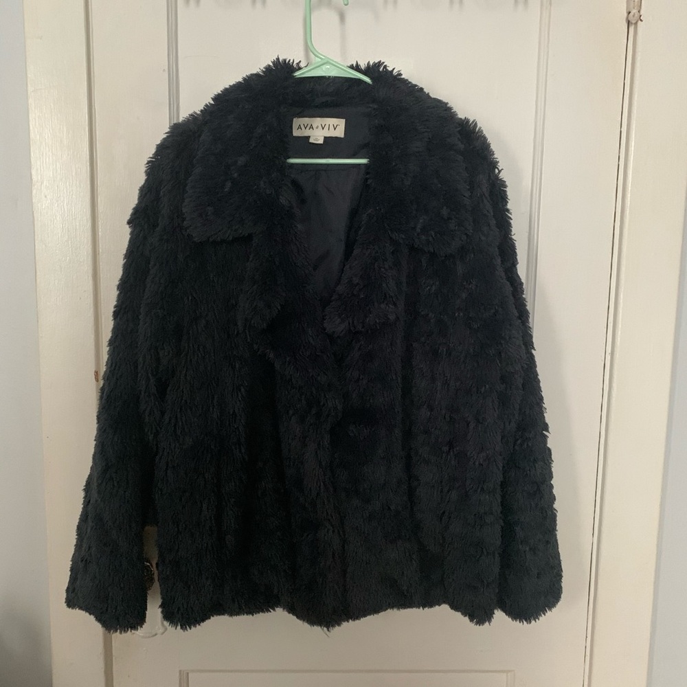 Faux Fur Bomber Jacket